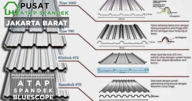 harga atap spandek bluescope Jakarta Barat