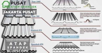 harga atap spandek bluescope Jakarta Pusat