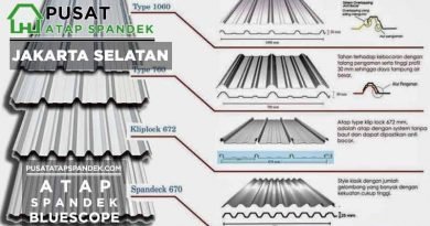 harga atap spandek bluescope Jakarta Selatan