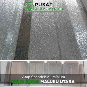 harga atap spandek aluminium kulit jeruk Maluku Utara