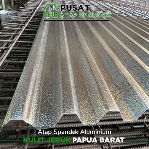 harga atap spandek aluminium kulit jeruk Papua Barat