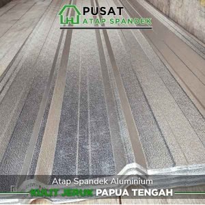 harga atap spandek aluminium kulit jeruk Papua Tengah